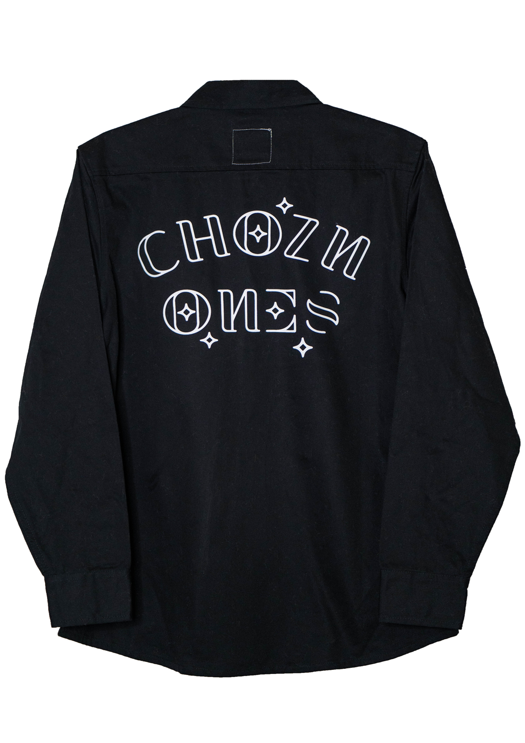 Chozn Ones Black Unisex Button Up