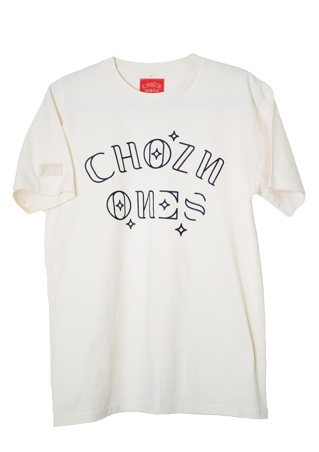Chozn Ones Heavy Unisex Cream Tee