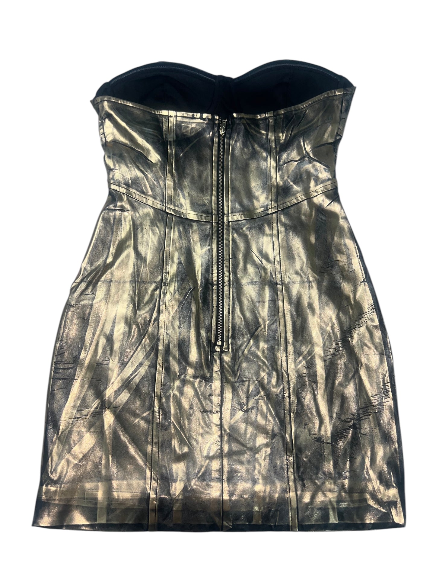 Gold Chrome Bobby Pin Dress