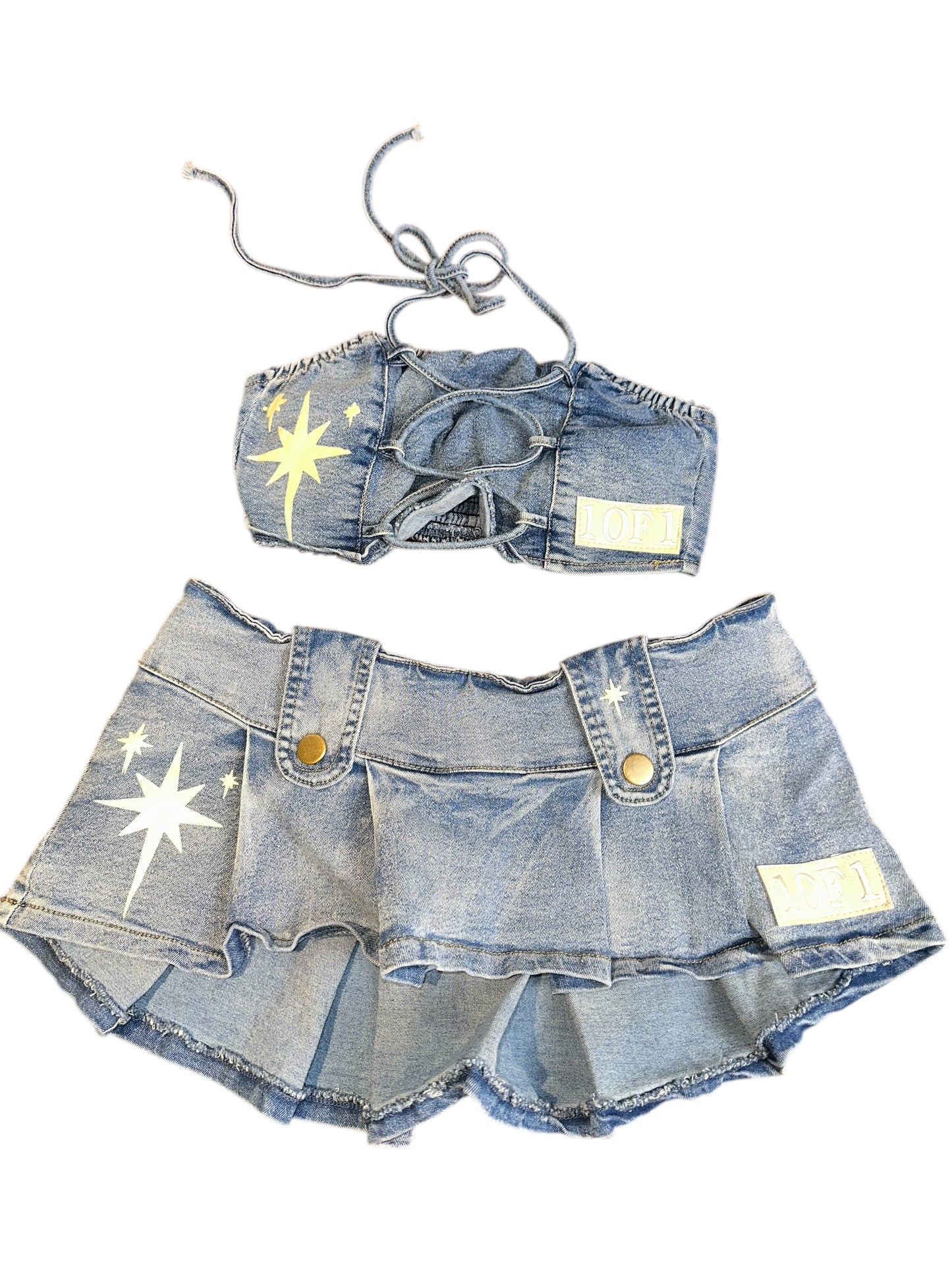 Super Mini Denim Godmother Set