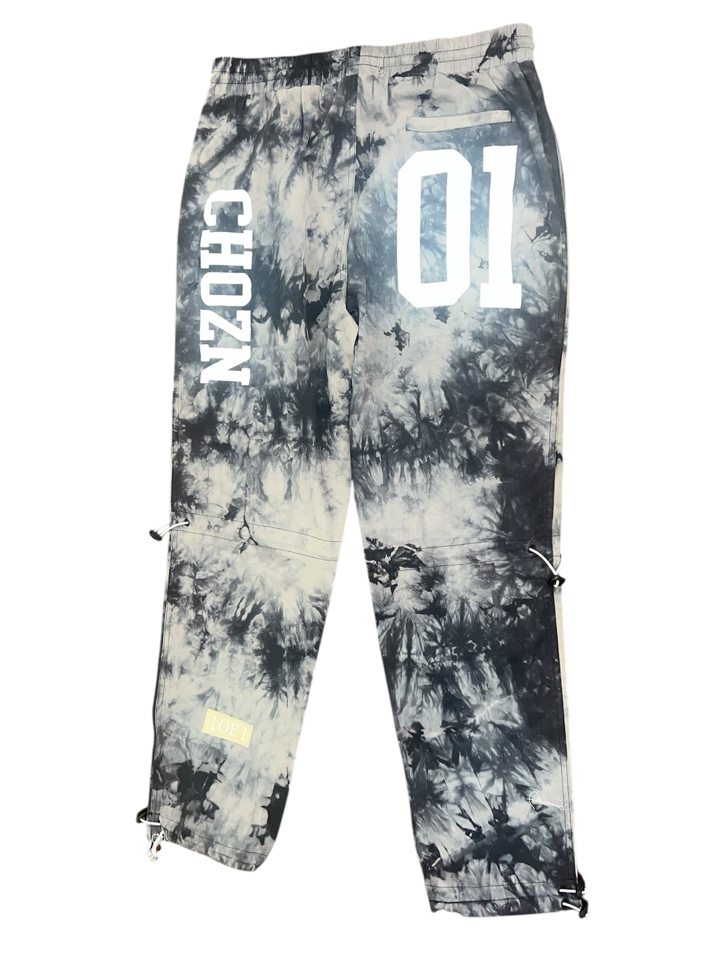 Tie Dye Hyphy Track Pants Dark Grey