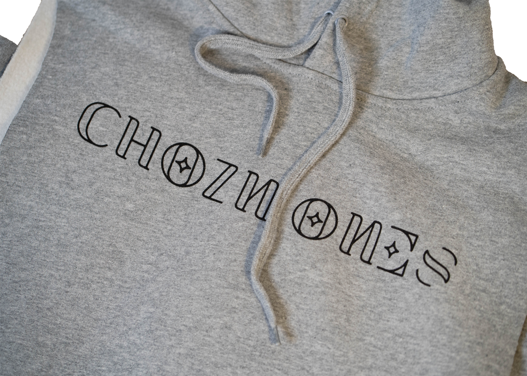 Chozn One Athletic Grey Vest Hoodie