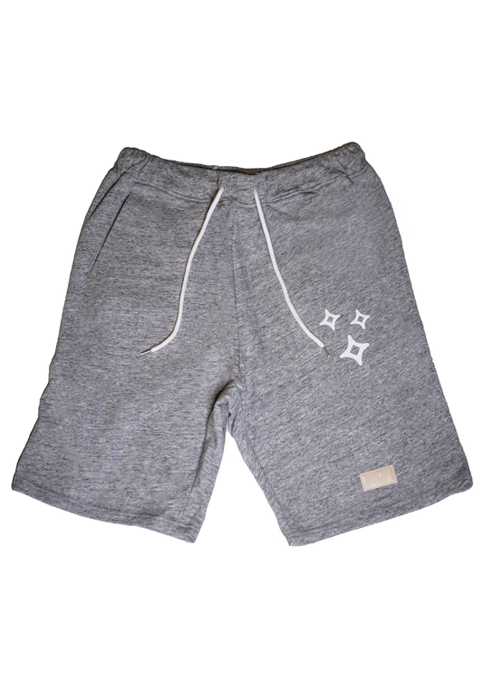 Chozn Ones Light Grey Sweat Shorts 3 Diamond Logo