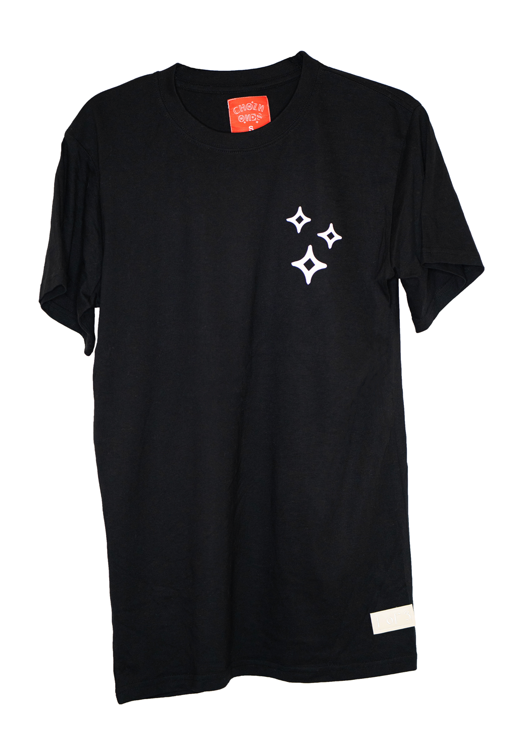 Chozn Ones Unisex Black Plus Three Diamond Starz Logo