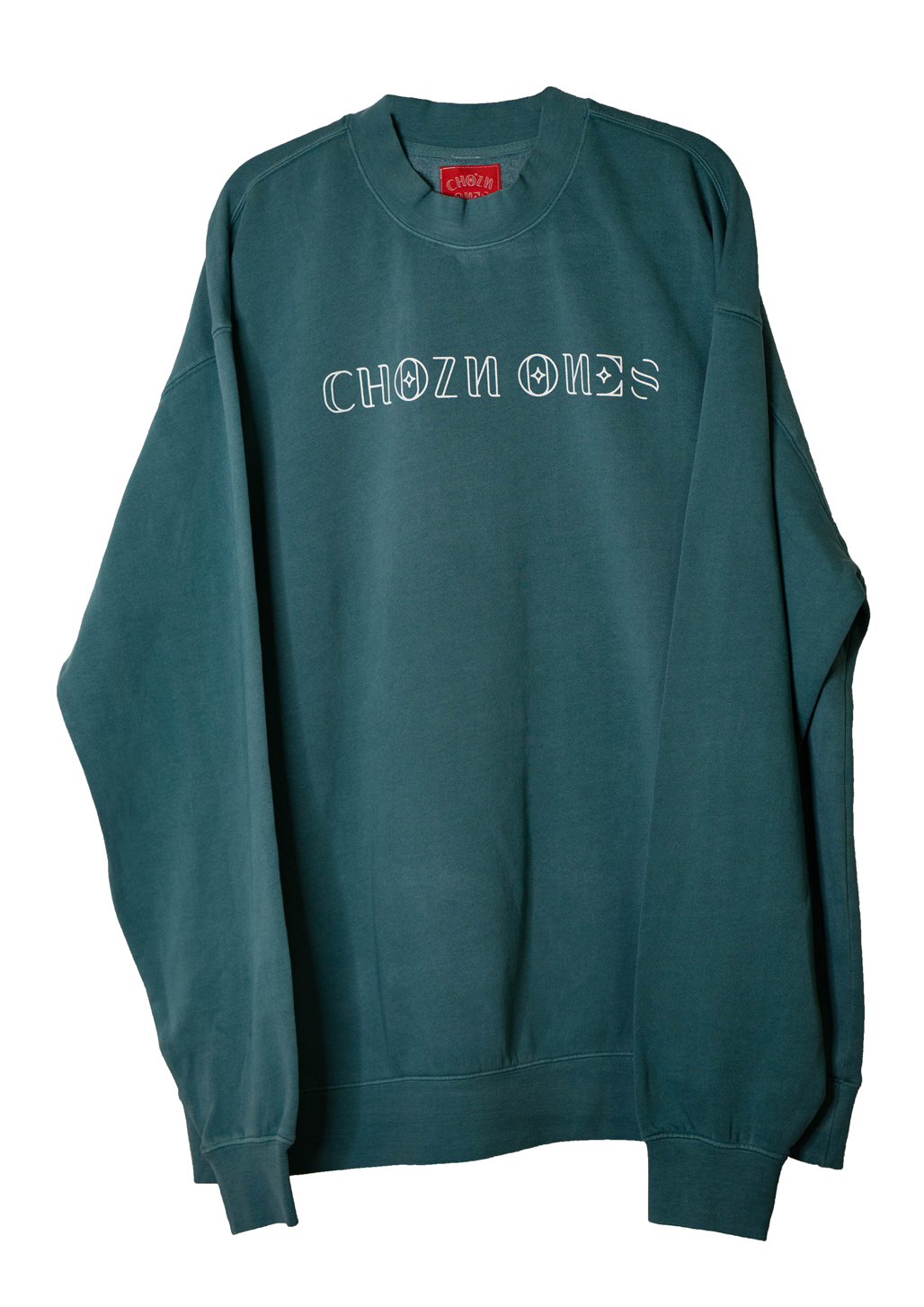 Chozn Ones Vintage Dark Sage Pullover Sweater