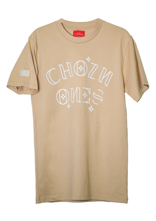 Chozn Ones Heavy Unisex Tan Tee